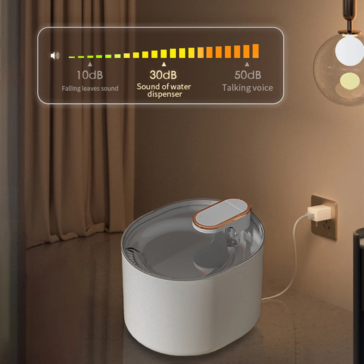 Pet Fully Automatic Water Fountain USB Ultra Silent Intelligent Pump Sensor Filter 3L Cat Large Capacity Water Dispenser HIP