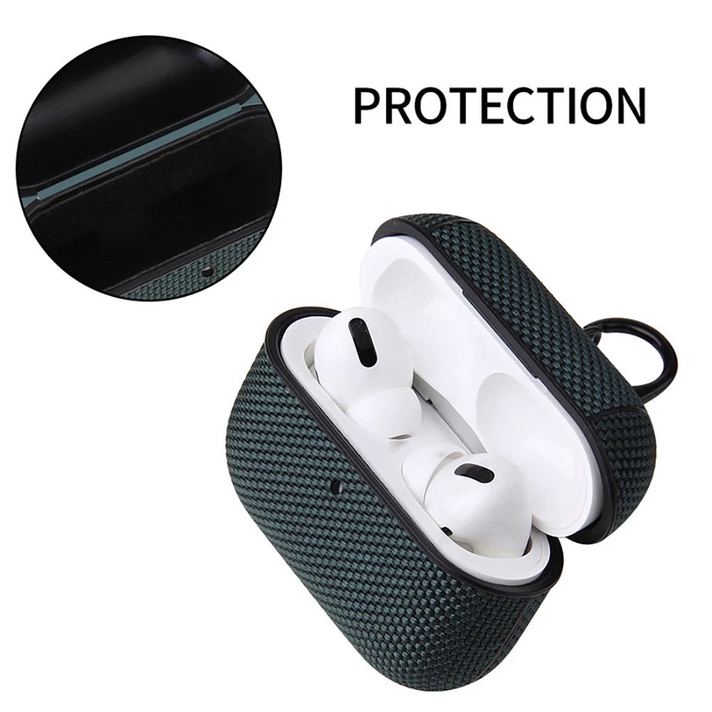 Nylon Fabric AirPods Case – Pro 1&2, AirPods 1 2 3 Shockproof Earphone Case HIP