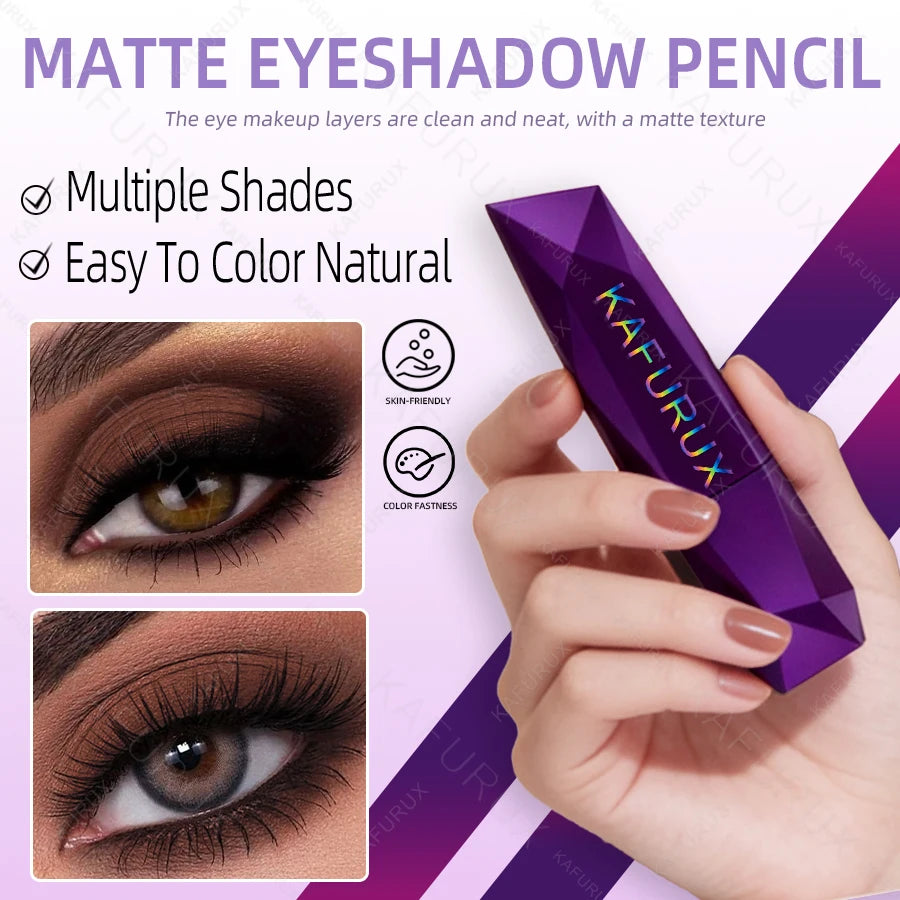 4 Colors Matte Eyeshadow Stikc Eye Shadow Pen Waterproof Nude Eye Makeup Gifts White Pinke Brown Natural Eye Cosemtic Beauty HIP
