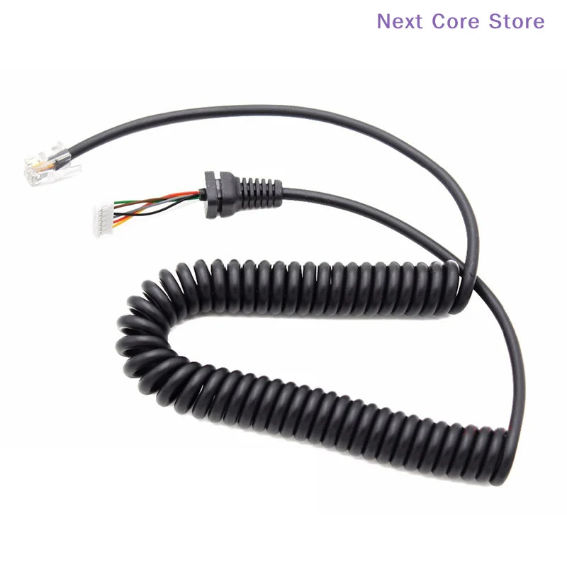 Replacement Mic Cable Cord for Yaesu MH48A FT-7800 FT-1907 Microphone Cable HIP