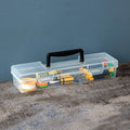 Transparent Plastic Tool Box & Parts Organizer | HIP Tool Storage Box HIP black--style1