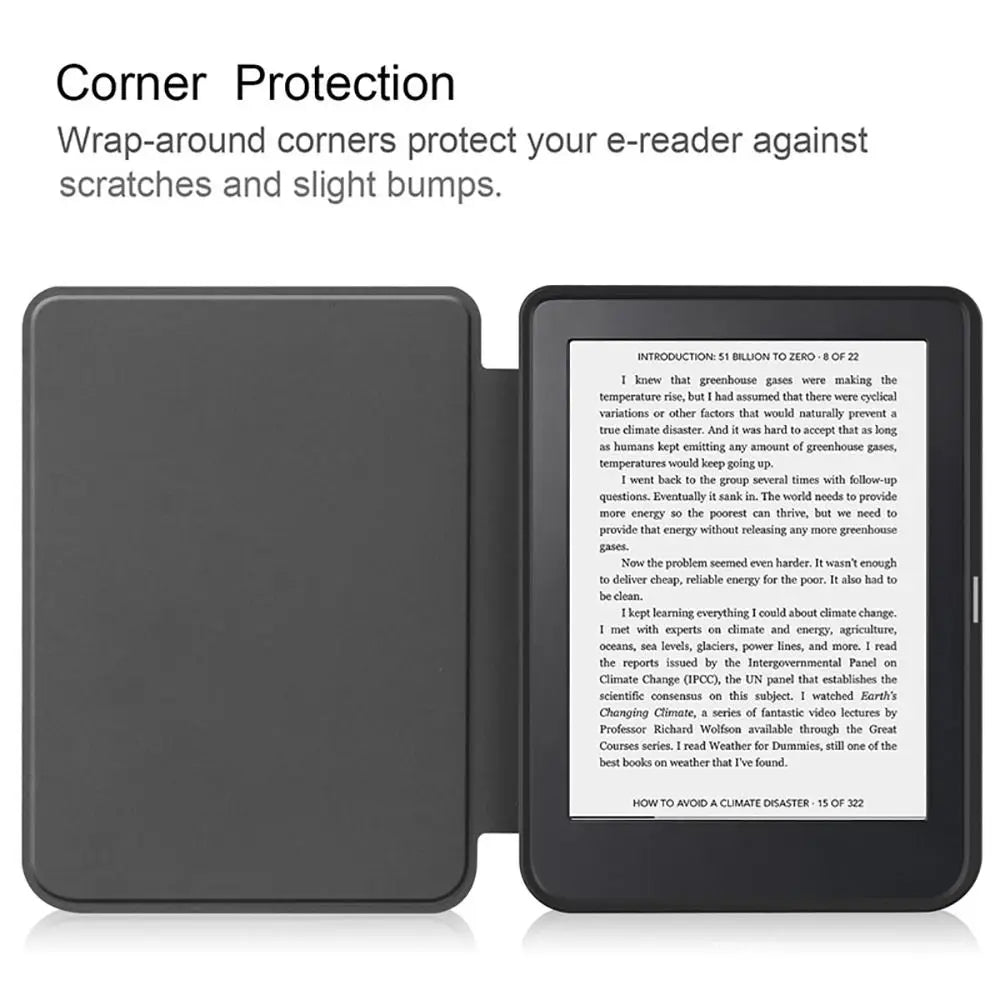 Kobo Clara HD 2018 Smart Case – Auto Sleep/Wake, Shockproof E-Reader Folio Case HIP