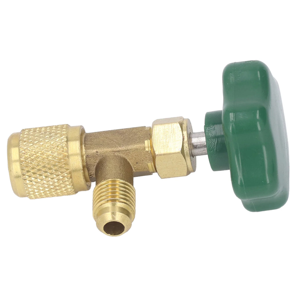Air Conditioning Parts Air Conditioning Refrigerant Valve Copper ABS Leak Proof 1/4in SAE Refrigerant Valve for Replacement HIP