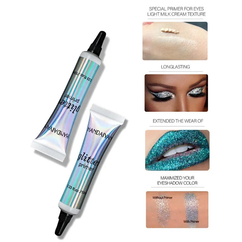 Makeup Glitter Primer Long Lasting Eyeshadow Color Special Primer for Eyes Light Milk Cream Texture Women Cosmetics HIP