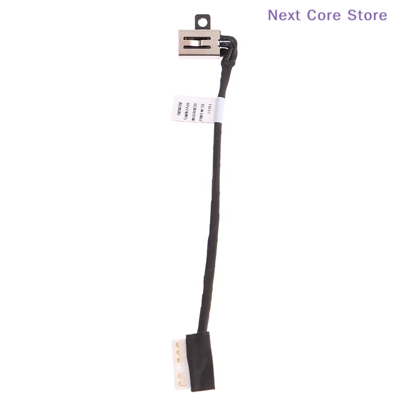 DC Power Jack Cable Dell Inspiron 15 3510 3400 3500 4VP7C Laptop Power Jack HIP