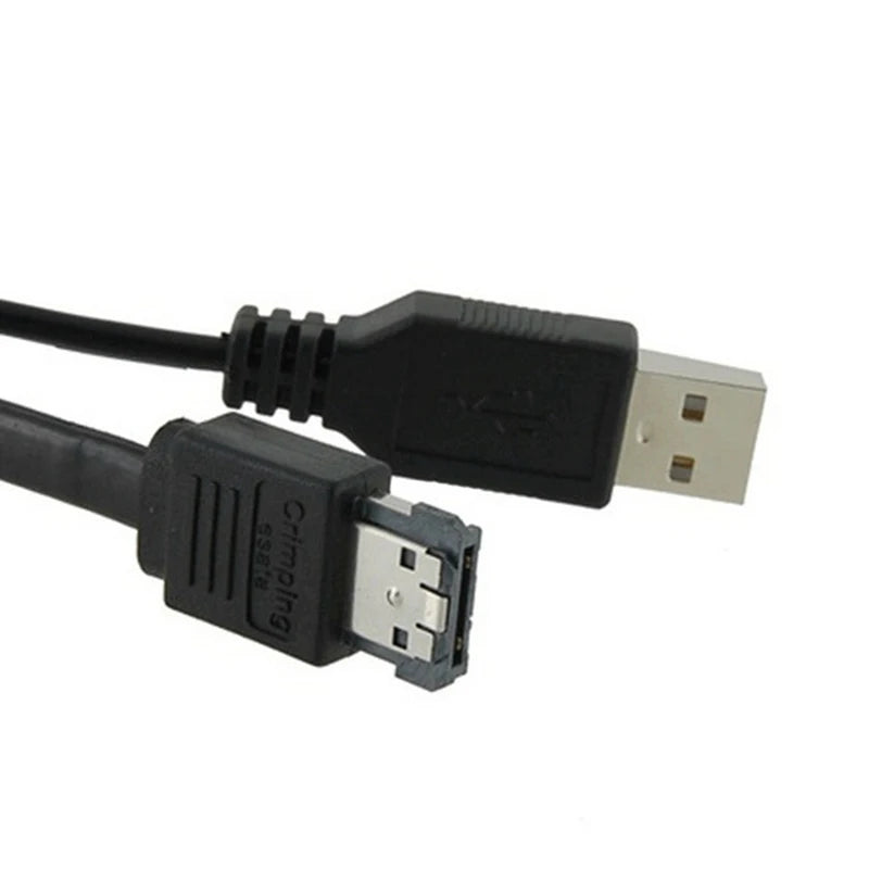 SATA 22Pin to eSATA Cable Adapter USB Power – 2.5" HDD Hard Drive Adapter Cable HIP