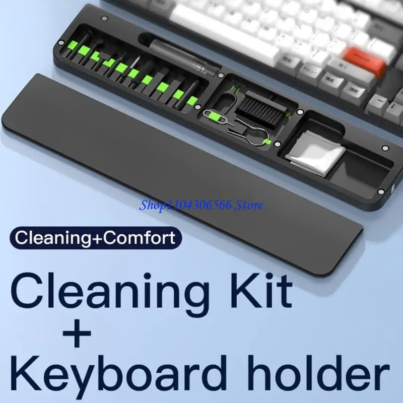 22-in-1 Silicone Keyboard Wrist Rest with Cleaning Kit Keyboard Wrist Rest HIP