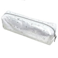 Star Pattern Pencil Case – Large Capacity Oxford Cloth Pen Bag Pencil Case HIP WHITE