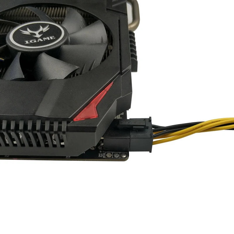 180° ATX 8-Pin 6-Pin GPU PCI-E Power Adapter | OULLX GPU Power Adapter HIP
