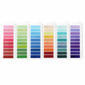 6-Pack Morandi Transparent PET Index Sticky Note Pads 1200 Sheets Index Sticky Note Pads HIP 6 PCS Set
