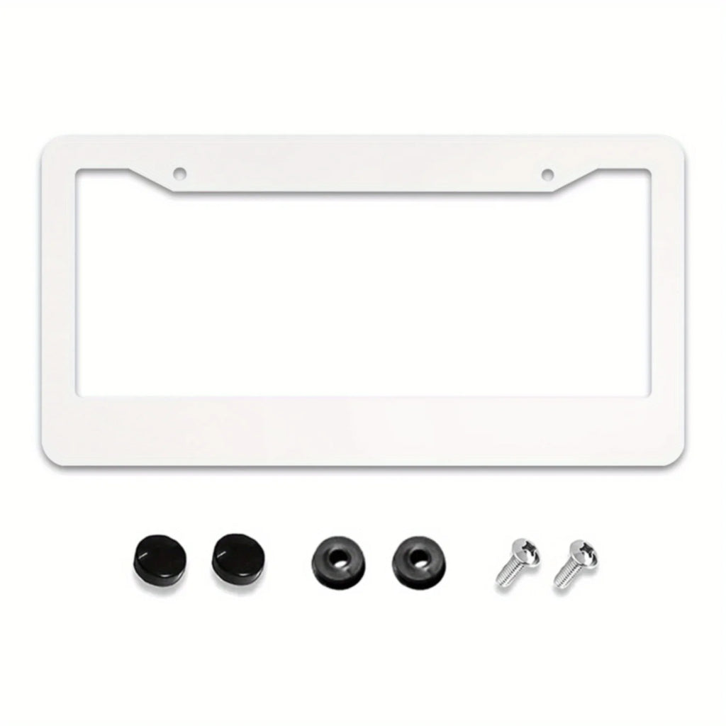 Funny Stainless Steel License Plate Frame – Black License Plate Frame HIP
