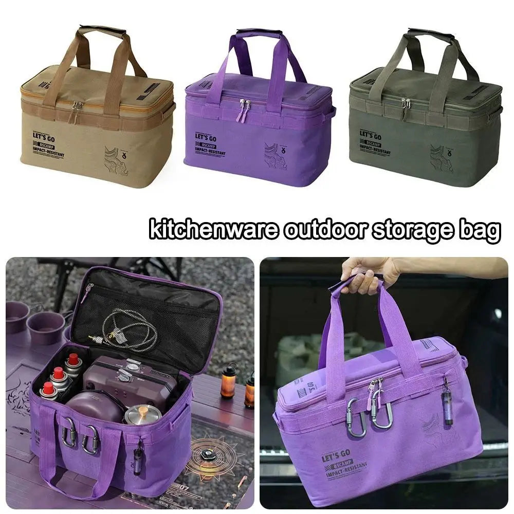 22L Waterproof Camping Storage Bag – Foldable Outdoor Organizer Camping Storage Bag HIP