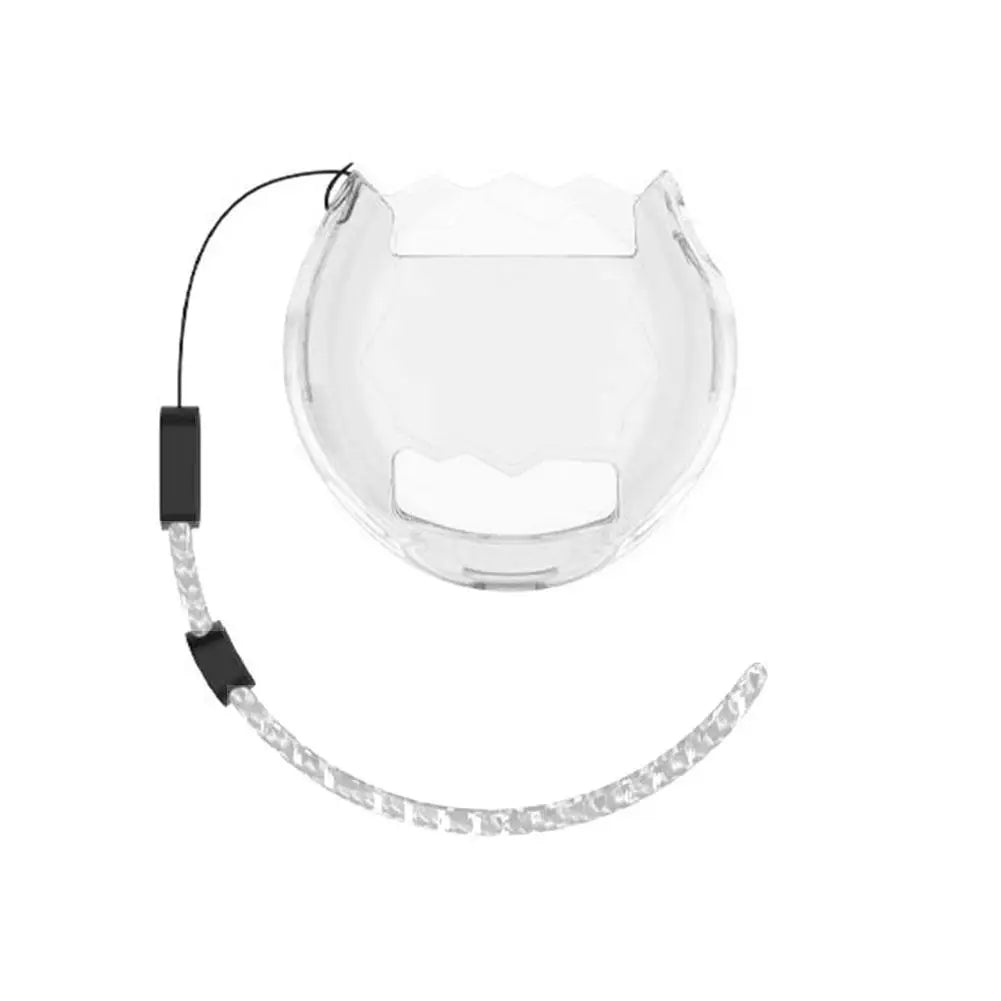 For Tamagotchi Paradise Transparent Protective Case Dustproof PC Hard Shell with Lanyard Anti-Scratch Clear Cover Game Console HIP A