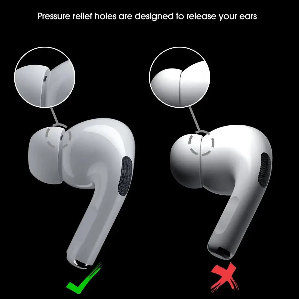 Silicone Ear Tips for AirPods Pro 1st & 2nd Gen | SEamopar Silicone Ear Tips HIP