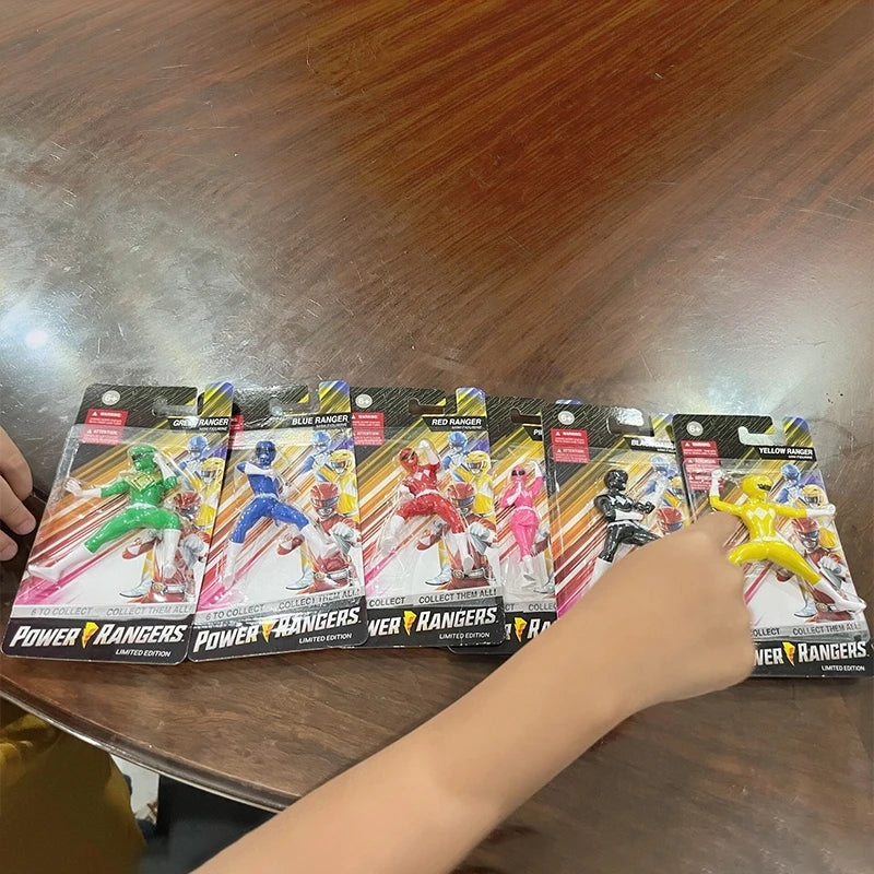 Hasbro Power Rangers 6-Piece PVC Action Figure Set | Official Action Figure Set HIP