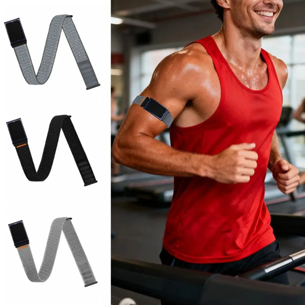Breathable Nylon Bicep Arm Band for Amazfit Helio – Adjustable Smartwatch Arm Band HIP