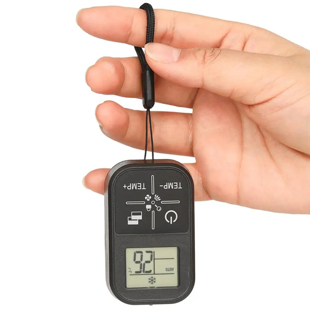 Mini Universal AC Remote Control with Temperature Display CR2032 Battery, Compact Air Conditioner Remote for All Brands HIP
