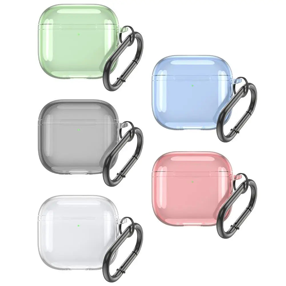 Clear TPU Case for Apple AirPods 4 2024 – Shockproof Cover Earphone Case HIP