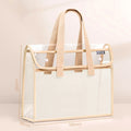 PVC Transparent Document Bag – Portable File Organizer Document File Bag HIP Yellow Style 1