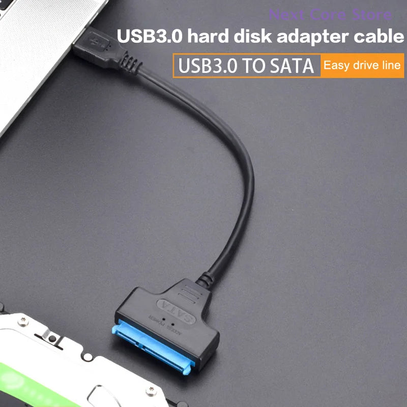 SATA to USB 3.0 & Type-C Adapter – 2.5" HDD SSD, 6 Gbps Hard Drive Adapter HIP