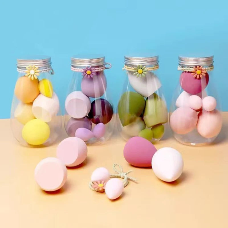 Makeup Egg Dry Wet Dual Use Water Droplets Diagonal Cut Makeup Egg Independent Packaging No Powder Makeup Egg Powder Puff HIP