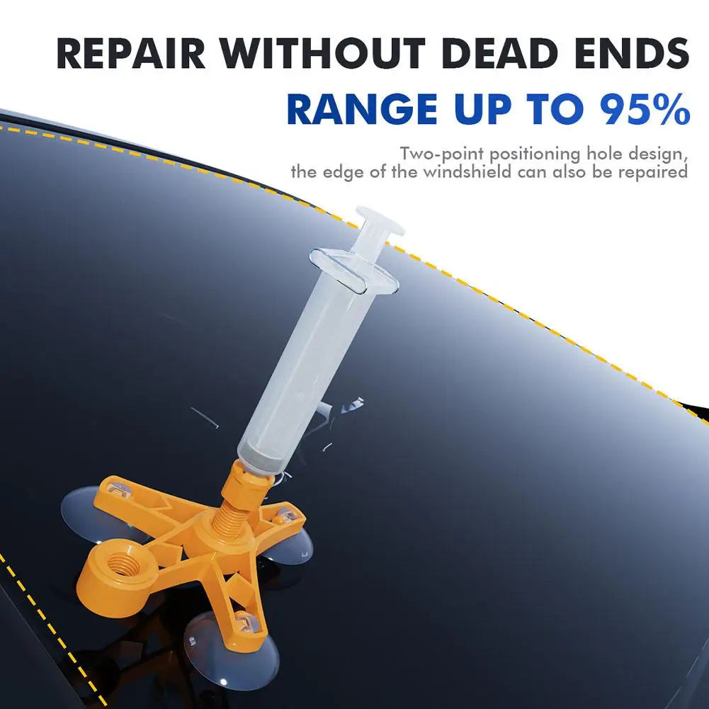 Windshield Car Crack Repair Kit DIY Window Mobile Screen Kit Cure Glue Car Glass Scratch Crack Repair Accessories Clean Neat HIP