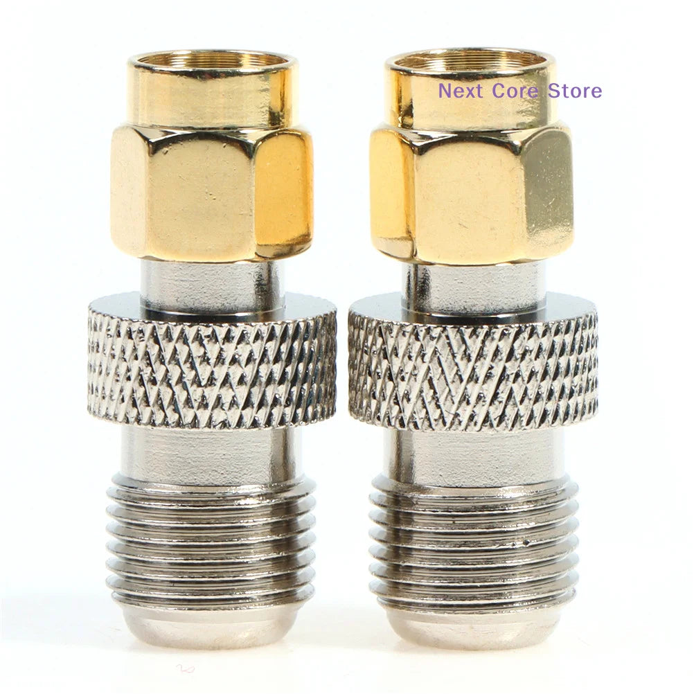 F Female to SMA Male RF Coaxial Adapter | Brass Connector RF Coaxial Adapter HIP