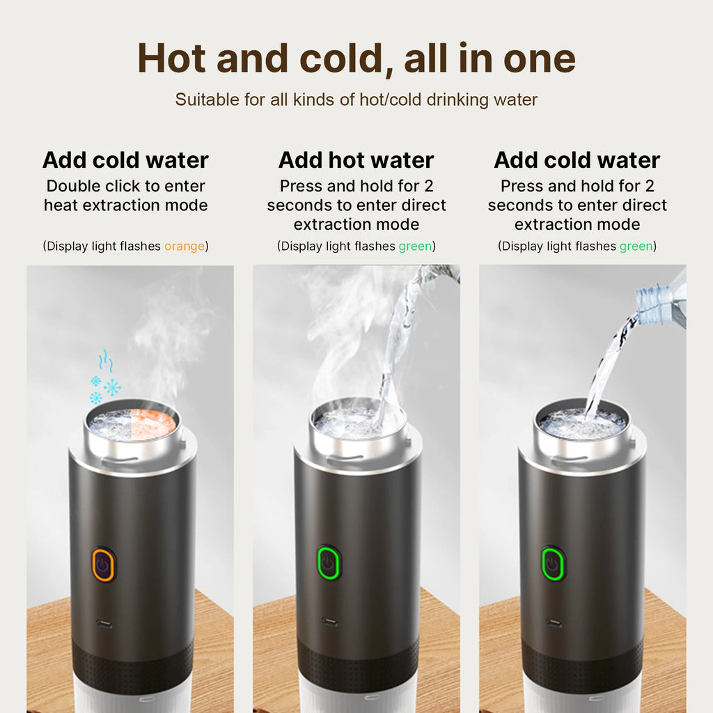 Portable Coffee Machine 3 in 1 Cordless Electric Coffee Maker Work With Capsule and Ground Coffee 15Bar Mini Cold Brew HIP