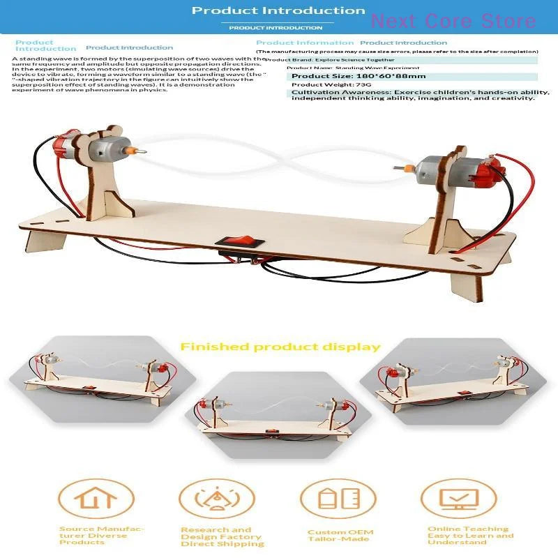 STEM Standing Waves Physics Experiment Model Set | Education Physics Model Kit HIP