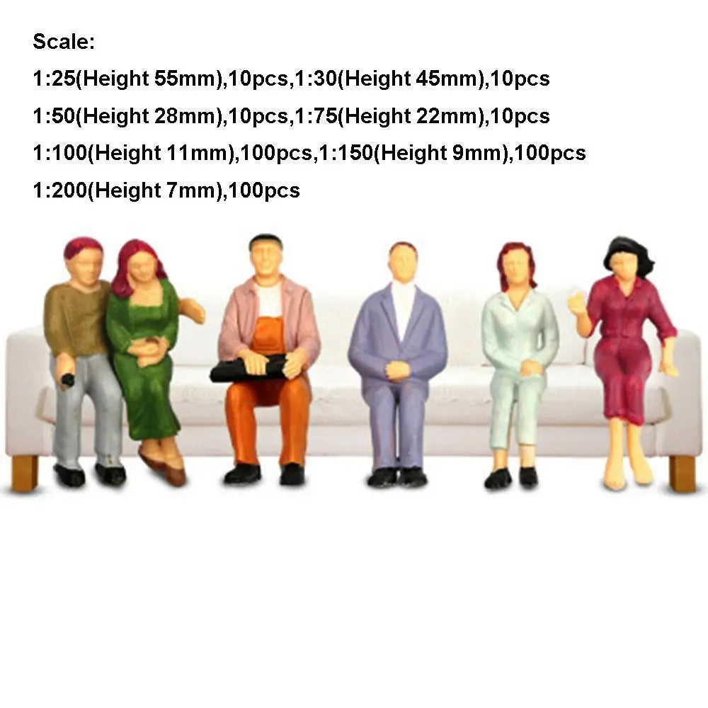 Scale Model People Figures 1:25–1:200 | ABS Miniatures Scale Model Figures HIP