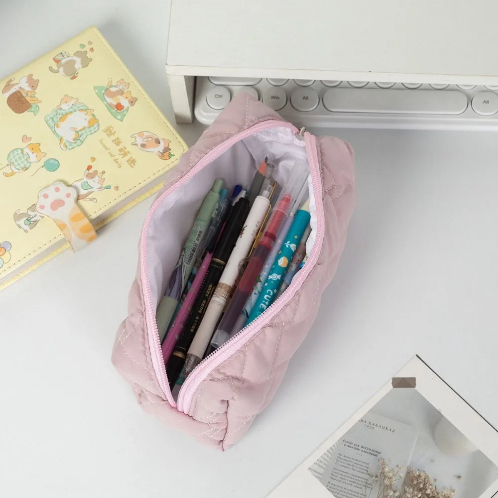 Large Capacity Pen Bag – Multi-Function Pencil & Cosmetic Pouch Pencil & Cosmetic Bag HIP