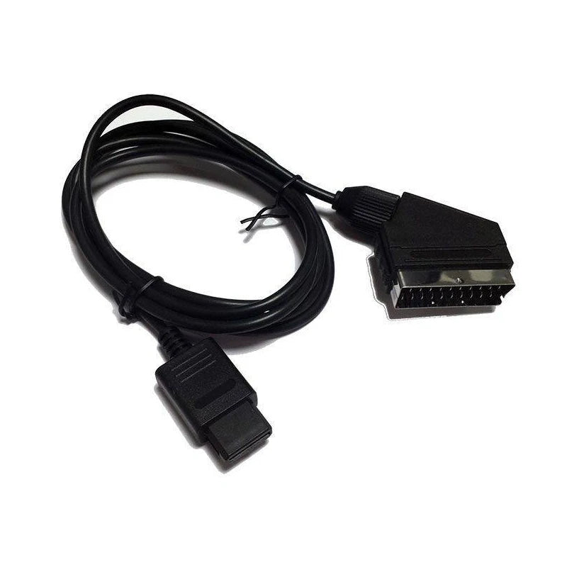 RGB SCART AV Cable 1.8M for N64, GameCube & Super Famicom Gaming AV Cable HIP