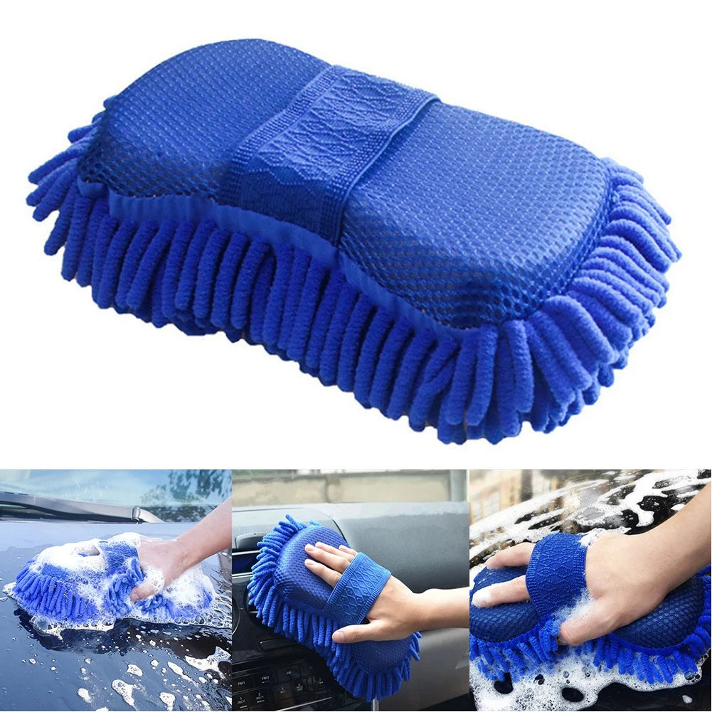 Microfiber Chenille Car Wash Sponge – Scratch-Free Pad Car Wash Sponge HIP