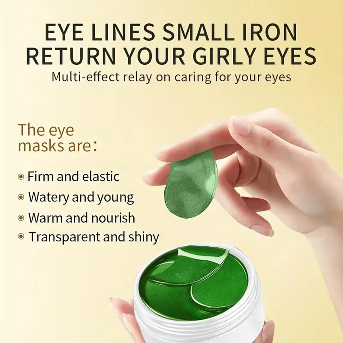 60pc Seaweed Hyaluronic Acid Collagen Eye Mask Patches Under Eye Mask Patch HIP