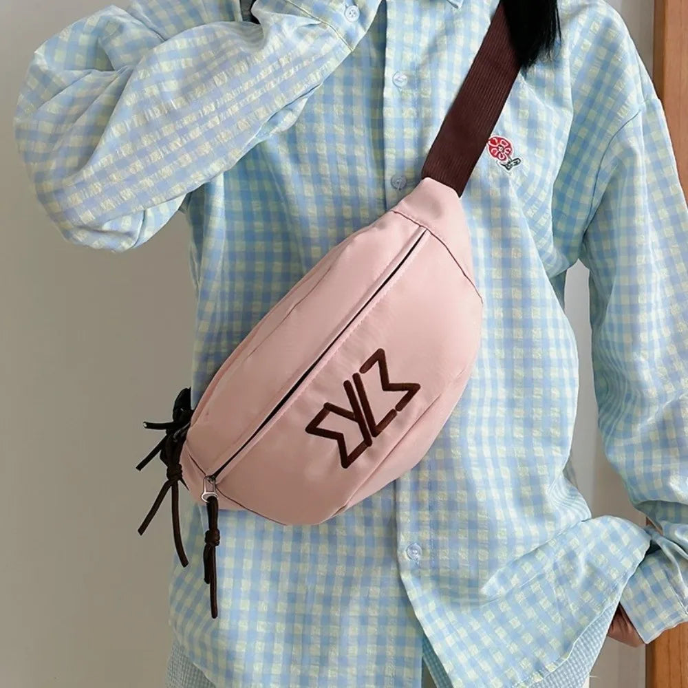 Large Nylon Chest Bag – Crossbody & Shoulder Bag Outdoor Crossbody Chest Bag HIP