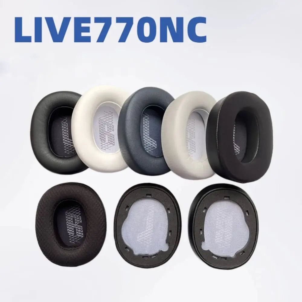 Memory Foam Ear Pads Replacement for JBL LIVE 770NC Headphone Ear Pads HIP