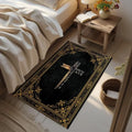 Orthodox Cross Floral Prayer Rug – Byzantine Christian Mat Decorative Prayer Rug HIP 4 80X120cm-Felt