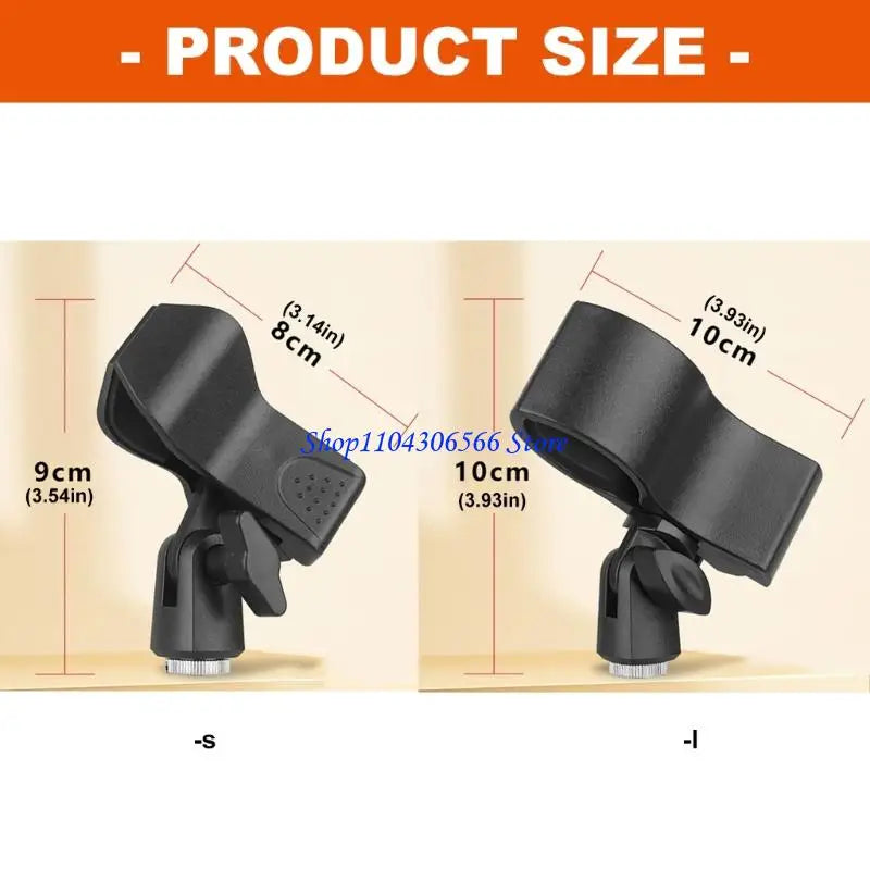 Adjustable Microphone Clip Holder for Stand & Suspension Arm Microphone Clip Mount HIP