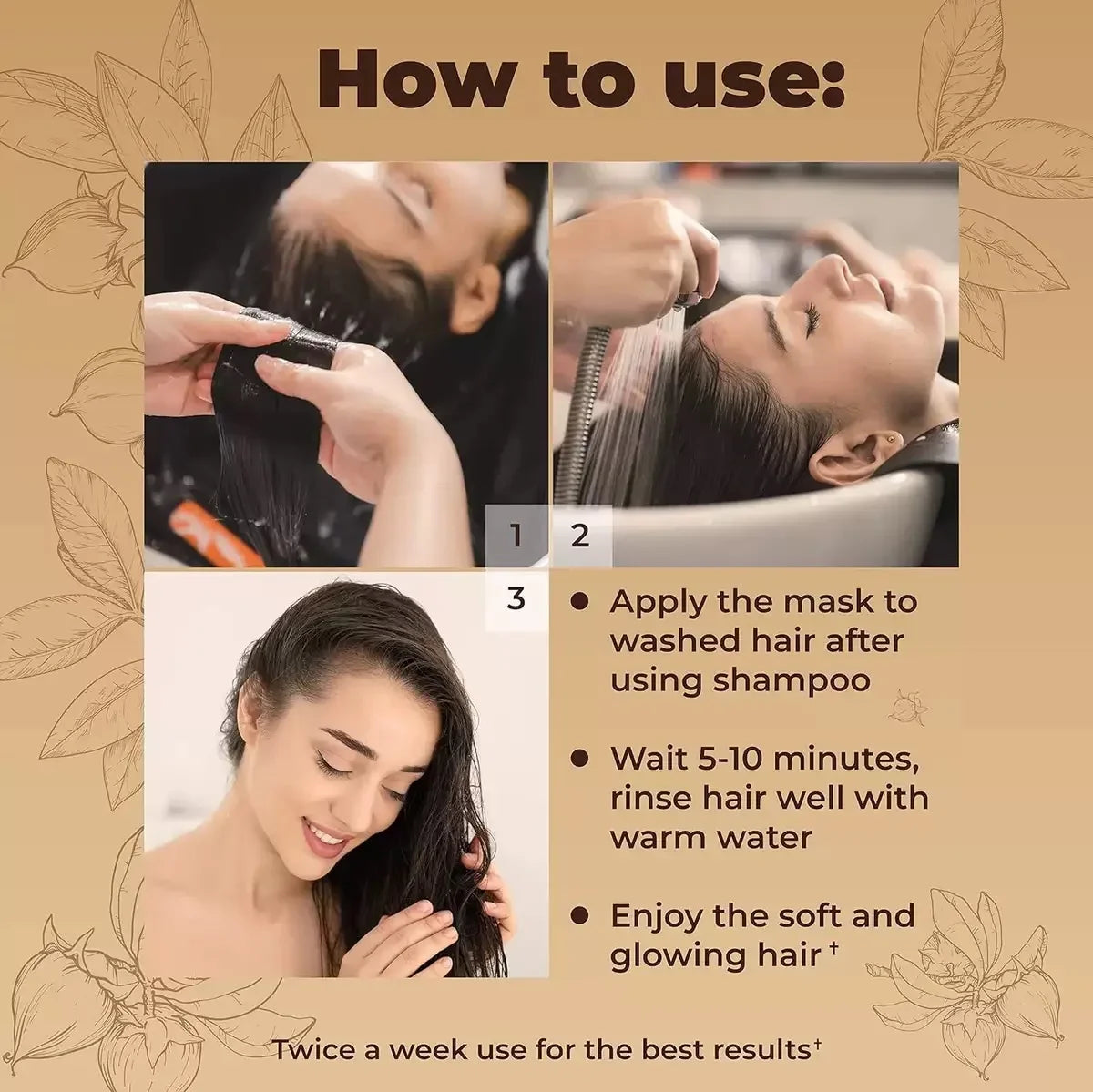 Collagen & Argan Oil Hair Mask – Deep Conditioning 200/500ml Deep Conditioning Hair Mask HIP