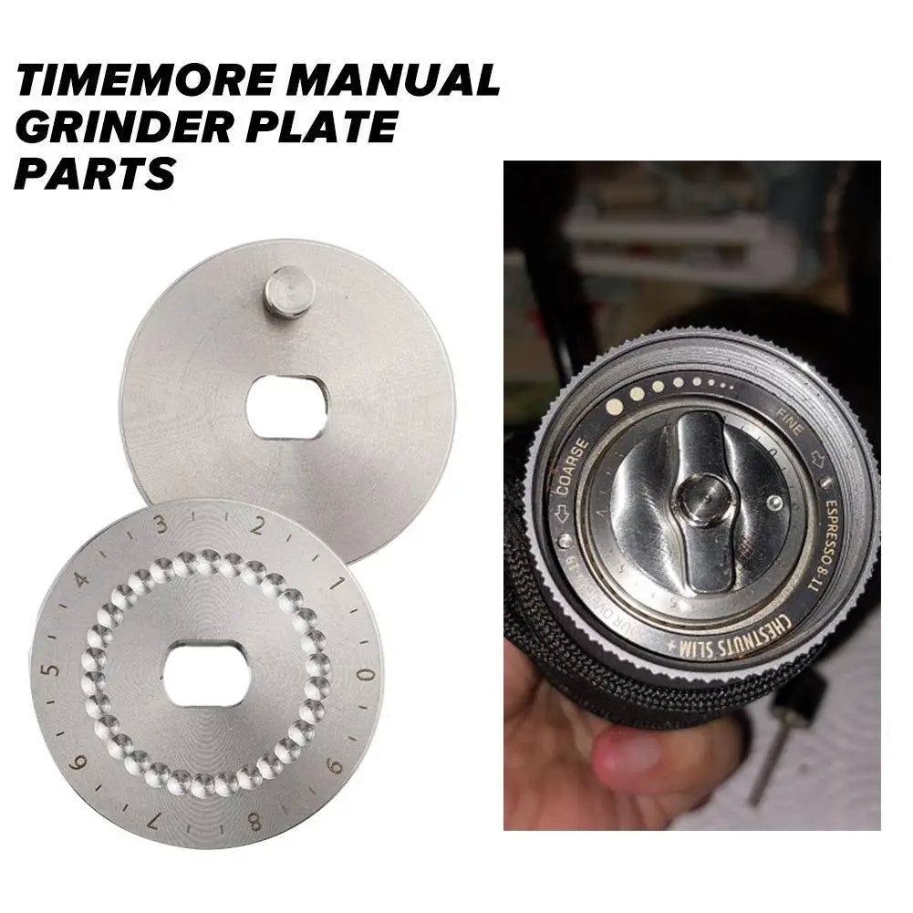 Timemore Manual Grinder Plate Parts For Chestnut C/c2/c3/c3s /slim/nano/G1 30clicks Per Circle DIY Parts For Coffee Lover HIP