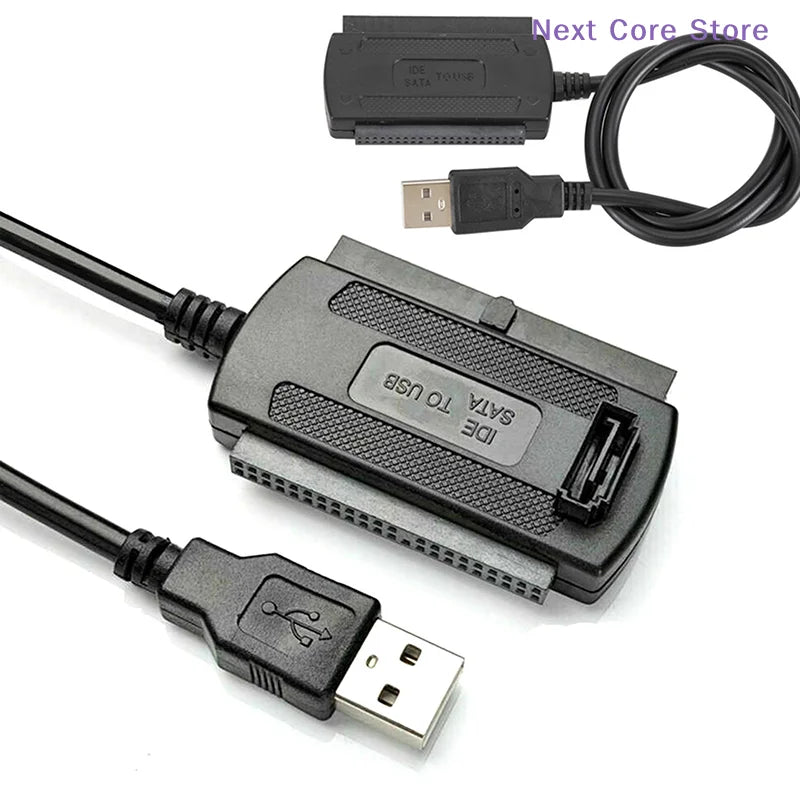 USB 2.0 to IDE Adapter Cable for 2.5" & 3.5" Hard Drives IDE USB Adapter HIP
