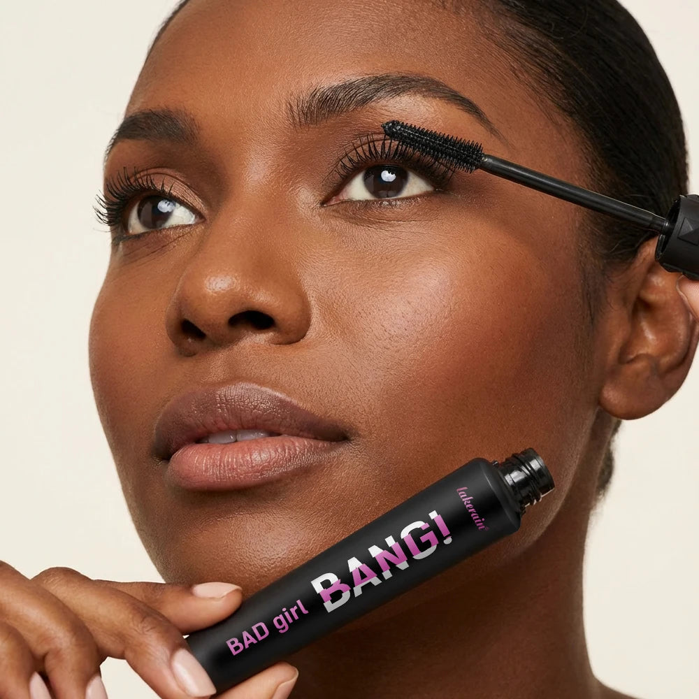 Black Waterproof Mascara 4D Lengthening Curling Volumizing Eyelash Extension Smudge Proof Long Lasting Korean Eye Makeup HIP