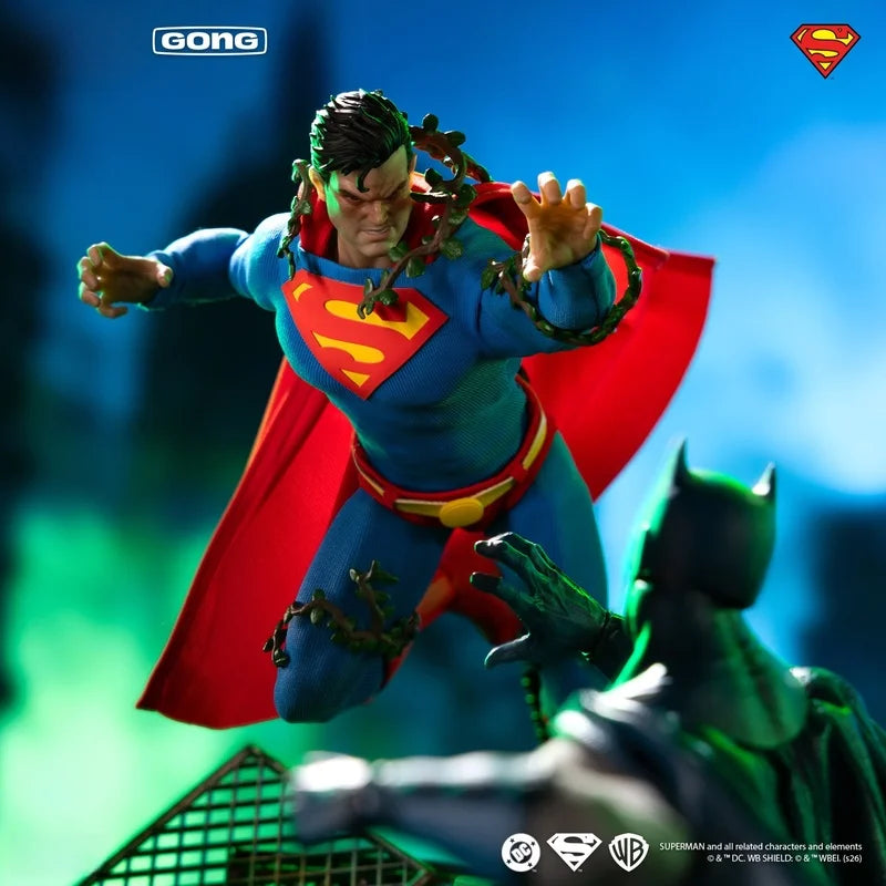GONG DC Batman Hush Superman 1/12 Action Figure | Bruce Wayne Collectible Action Figure HIP