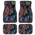 Abstract Car Floor Mats 4-Piece Universal Fit – Neoprene Car Floor Mats HIP Abstract Design one size