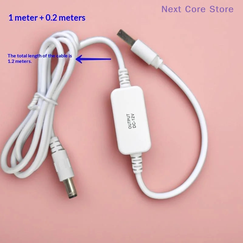 5V to 12V USB Boost Converter Cable for Router & Fan USB Boost Converter Cable HIP