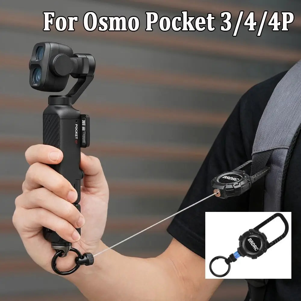 Retractable Backpack Clip for DJI Osmo & Insta360 Cameras Camera Backpack Clip HIP
