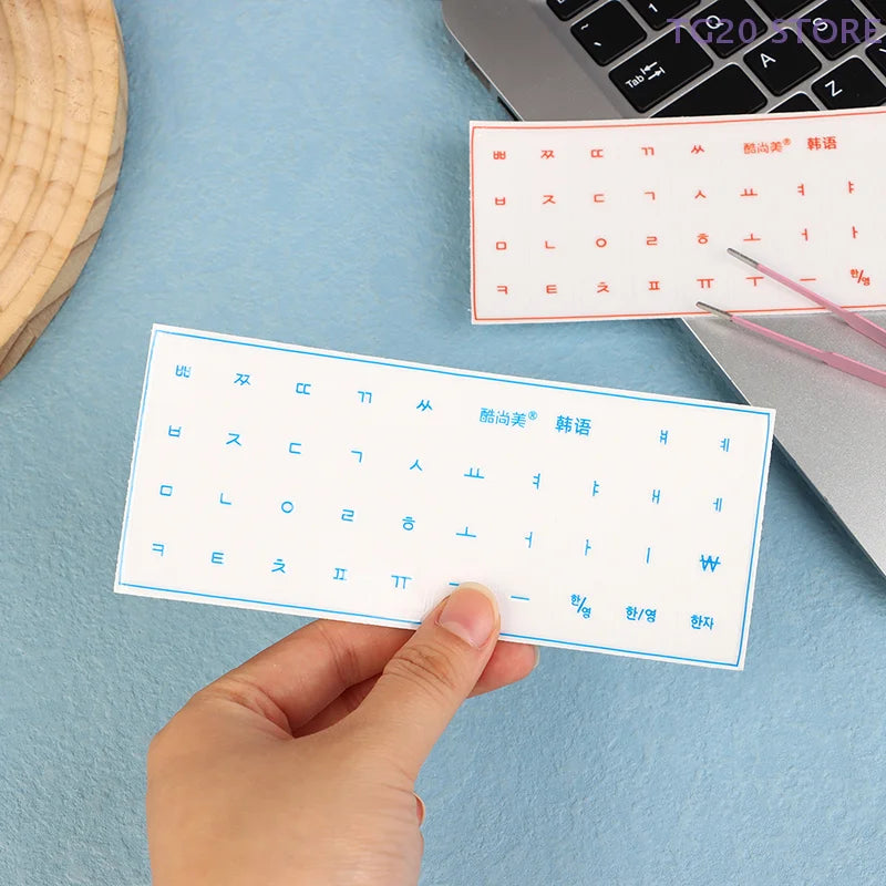 Universal Transparent Keyboard Stickers – Engraving Film Set Keyboard Sticker Set HIP