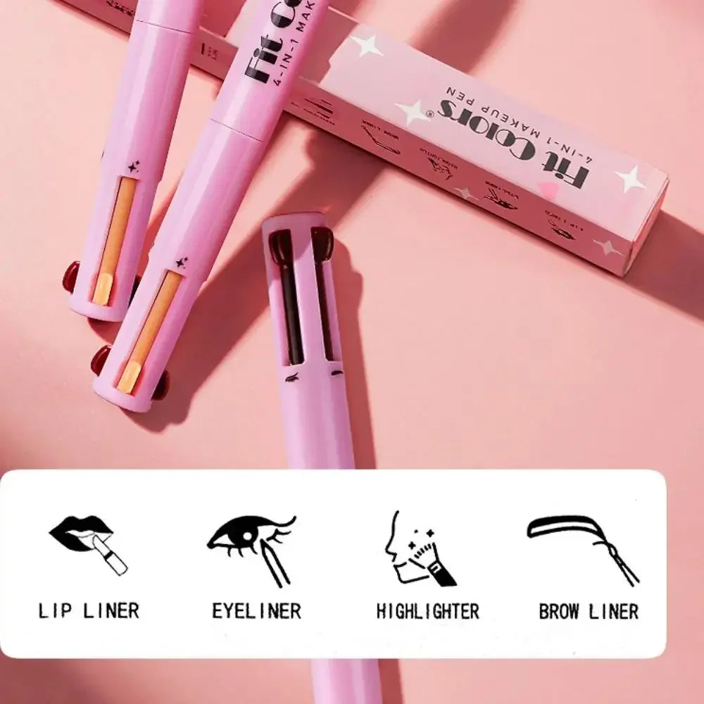 Fit Colors 4-In-1 Makeup Pencil – Eyeliner, Brow, Lip & Glow Multifunctional Makeup Pencil HIP