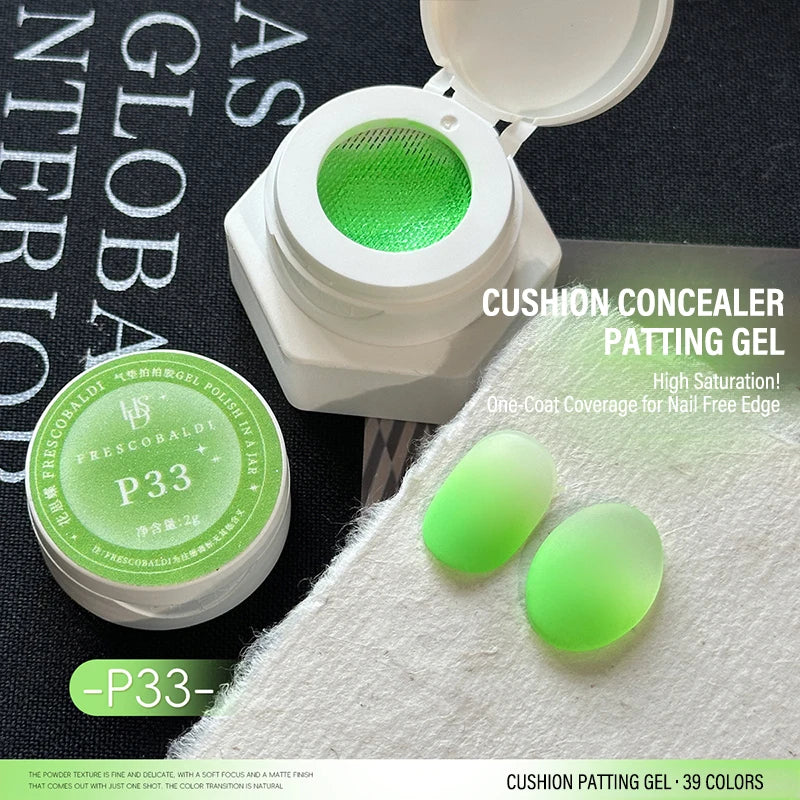 1Pc 39 Colors Nail Air Cushion Patting Gel High Saturation Long-Lasting Solid Color Gradient Shading For DIY Nail Salon ﻿Tools HIP 33