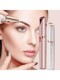 Electric Eyebrow Trimmer & Facial Hair Remover for Women Eyebrow Trimmer HIP WHITE